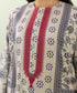 Women's Pret Cotton Viscose Embroidered White Straight Shirt